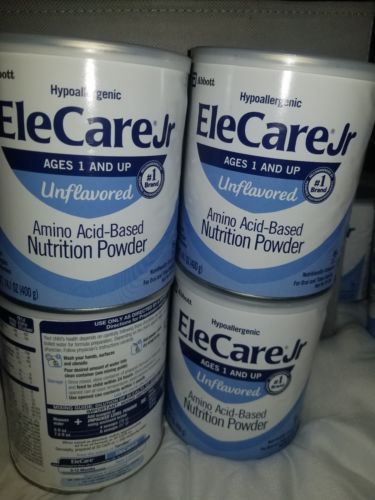 EleCare Jr. (1 and Up) Unflavored Powder with DHA/ARA (6 Cans)