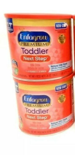 2 Sealed Enfagrow Premium Toddler Next Step Natural Milk Powder 24oz Cans 03/19