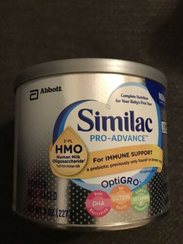 Similac pro advance 8 oz NON-GMO HMO Optigro Immune Support DHA Lutein Vitamin E