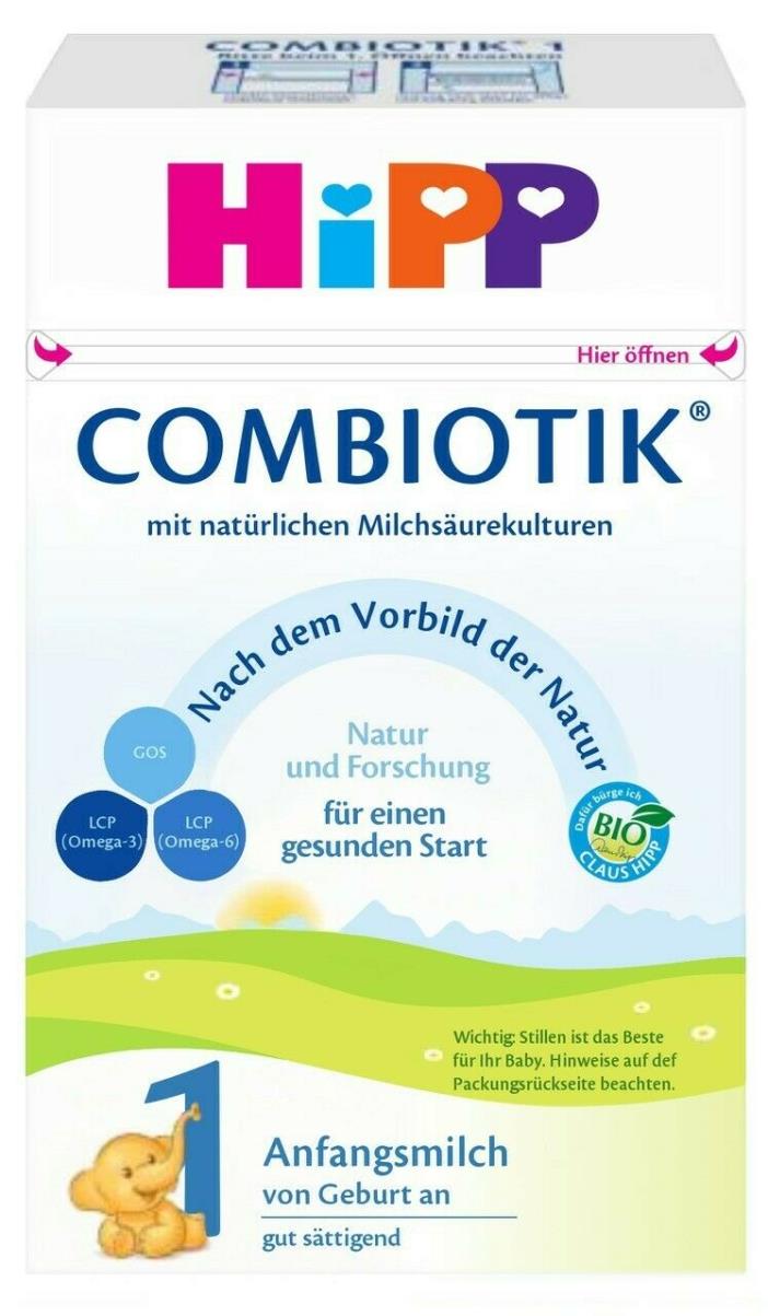 13 boxes of HiPP Stage 1 Organic Combiotic Infant Milk Formula (600g) - German