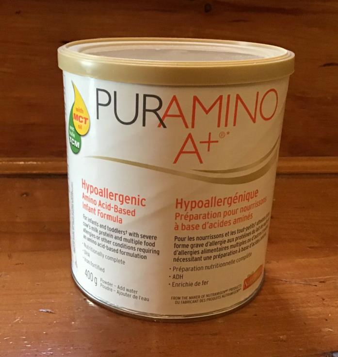 Puramino A+ 400g. One Can.  Infants Formula Baby Powder  
