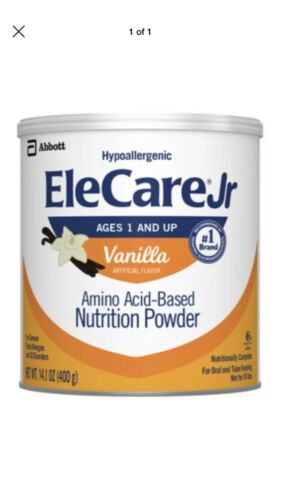 (3) Cans Elecare Junior Vanilla JR **NEW & SEALED** 14.1oz Cans FAST SHIPPING!!