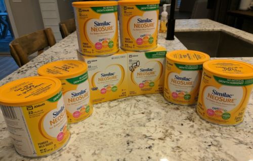 LOT OF 8 CAN SIMILAC NEOSURE FOR PREMATURE BABIES POWDER INFANT FORMULA 13.1 OZ