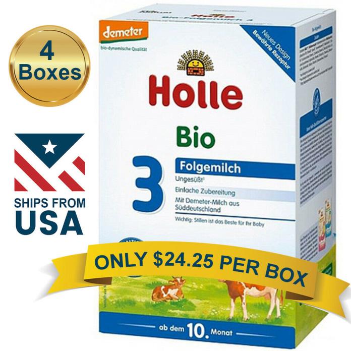 Holle Cow Milk Stage 3 Organic Follow-On Formula (600g) FREE SHIPPING