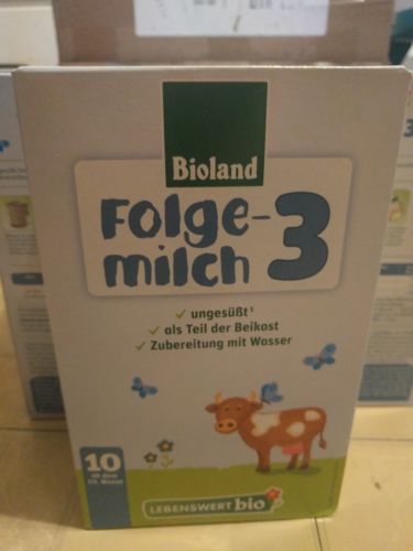NIB Lot/2 Boxes of Stage 3, 10-12 Months Holle Lebenswert Bio Baby Formula