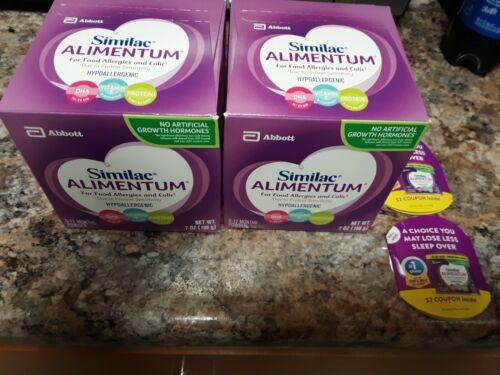 2 Similac Alimentum 7 oz powder food allergies and colic