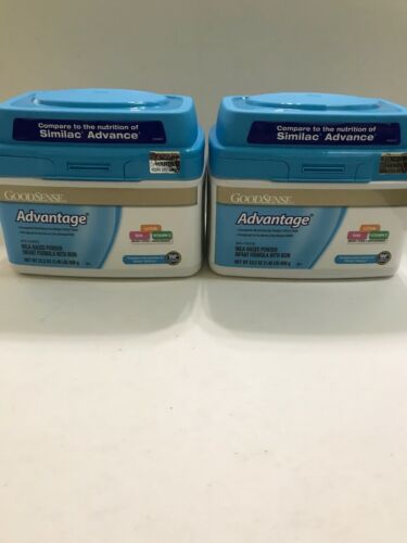 GoodSense Advantage Milk-Based Powder Infant Formula with Iron, 23.2 oz (2 Pack)