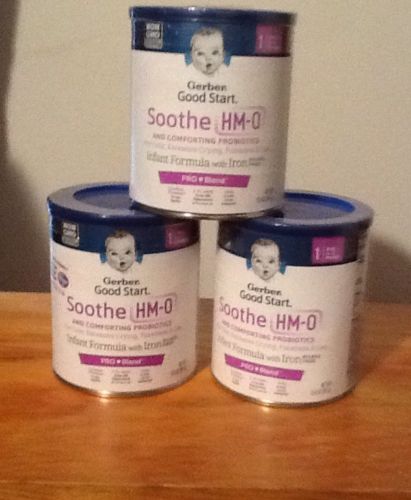 3 Cans Gerber Good Start Soothe HM-O Sealed