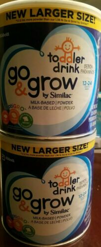 2 x Similac Go & Grow Optigro Powder 12-24 Months 2 - 24 Oz Cans Exp 9/2019