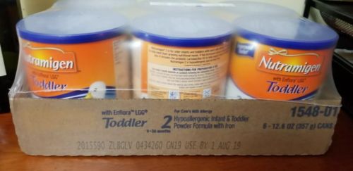 6 New Unopened 12.6oz Cans Nutramagin Toddler with Enflora LCG