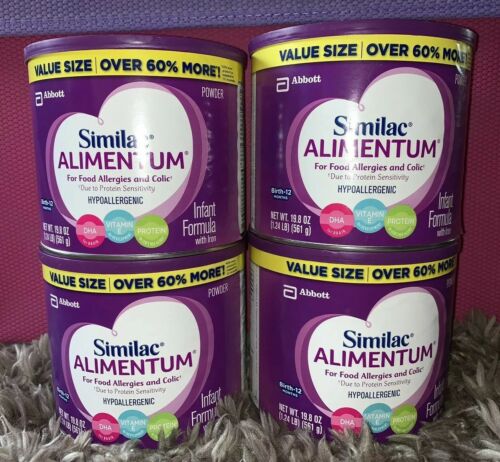 Two (2) Large 19.8 oz Cans Of Similac Alimentum