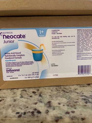 Neocate Junior Unflavored Case Of 4-unopened