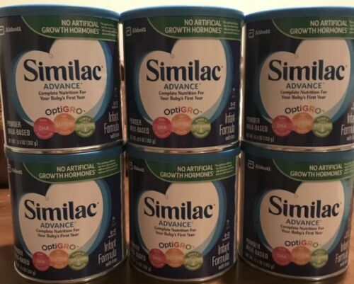 Similac Advance Infant Formula with Iron 12.4 Oz (6) Cains Brand New