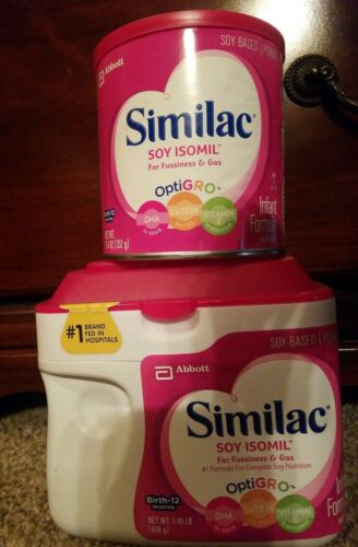 1 tub & 1 can of Similac Soy Isomil