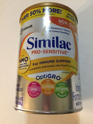 Similac Pro-Sensitive Non-GMO Infant Formula Immune Support, with Iron, 2’-FL J
