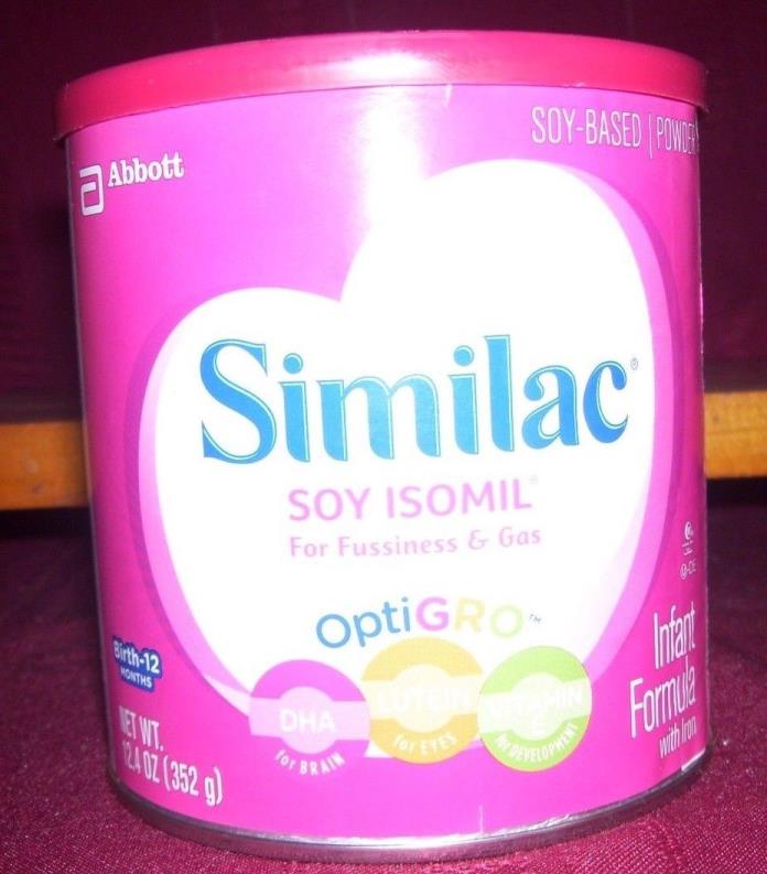 2 12.4 cans 24.8 oz total  Similac Soy ISOMIL Baby Infant Formula Iron 1/1/2020