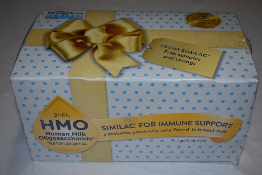 SIMILAC StrongMoms HMO Samples and Savings Box 09/01/2020 NEW IN SEALED BOX!!