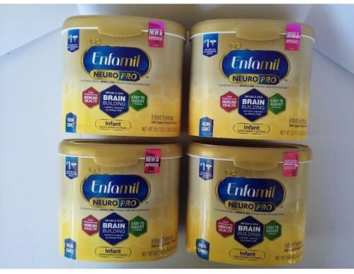 4 Enfamil Neuro Pro Infant Baby Formula Powder 20.7oz Tub Tubs Milk 0-12 Months