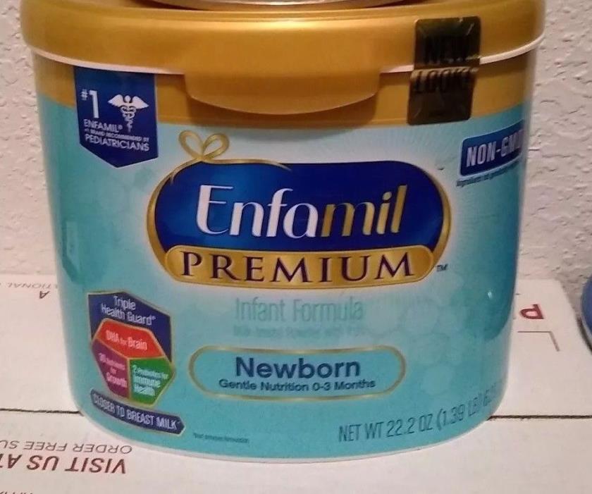 Enfamil Premium Newborn powder infant formula (1) 22.2 oz tub free ship