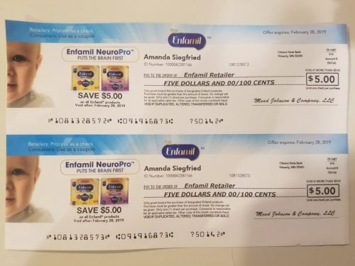 Enfamil Infant Formula Coupons $10 savings