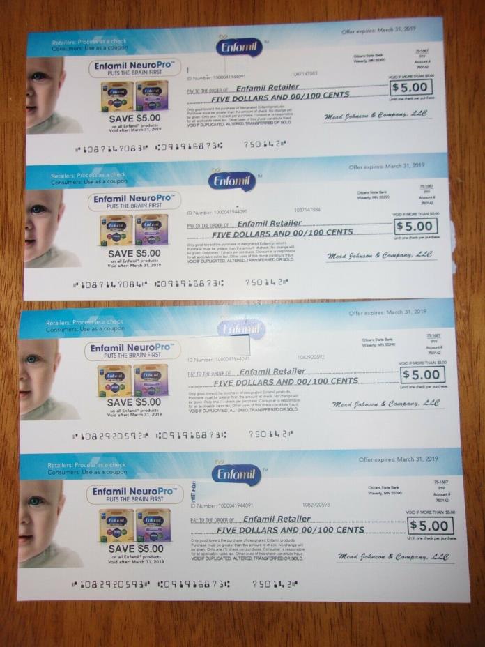 All Enfamil Products  Enfamil NeuroPro Coupon $20 total