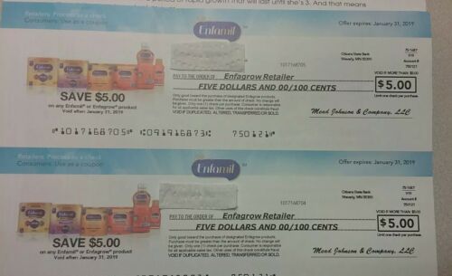 (2) $5 off Enfamil Formula Coupon Checks Expires 1/31/19!
