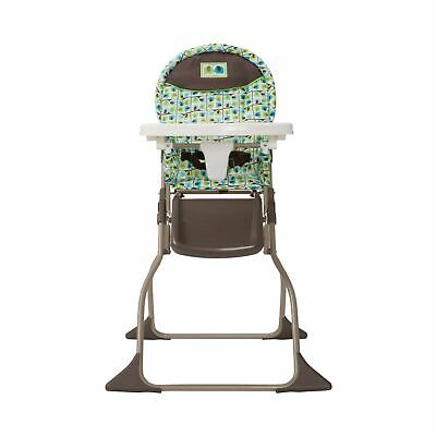 Cosco Simple Fold High Chair with 3-Position Tray (Elephant Squares)