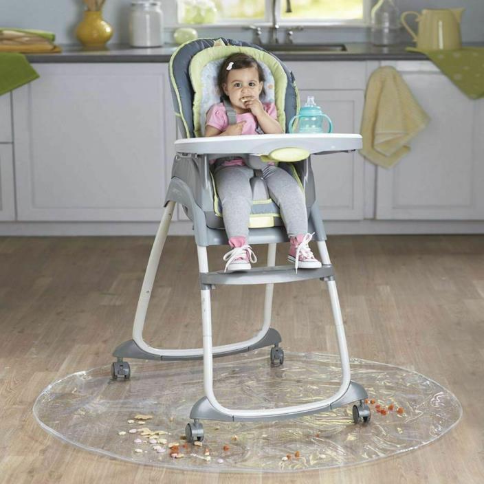 50 Inch Baby High Chair Infant Toddler Feeding Floor Protector Floor Mat Clear
