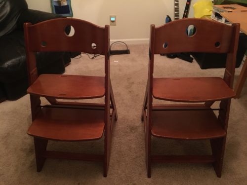 Pair of Keekaroo Right Height Kid Chairs