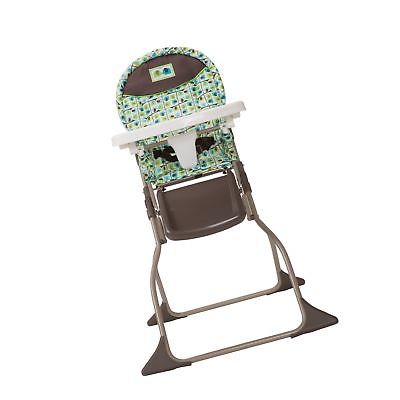 Cosco Simple Fold High Chair with 3-Position Tray (Elephant Squares)