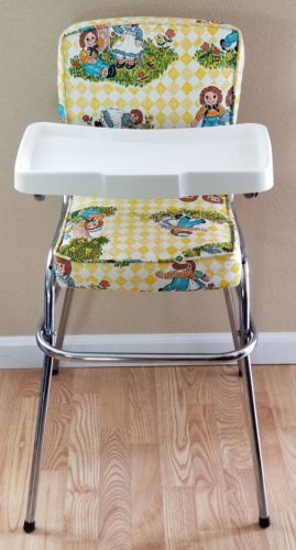 VTG RARE Honeysuckle 1970's Raggedy Ann & Andy High Chair Super Cute