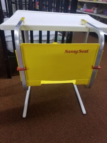 Vintage Sassy Seat Yellow Portable High chair