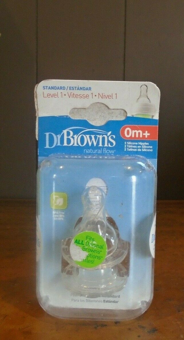 Dr.Brown's Natural Flow Silicone Nipples Level 1, 0 months
