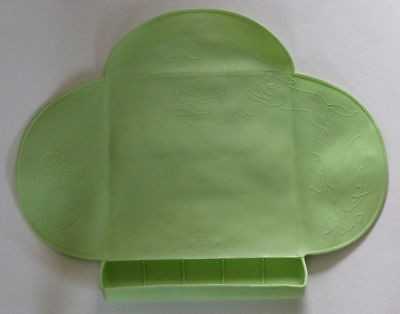 VGUC Baby/Toddler Green Summer Infant Tiny Diner Portable Placemat