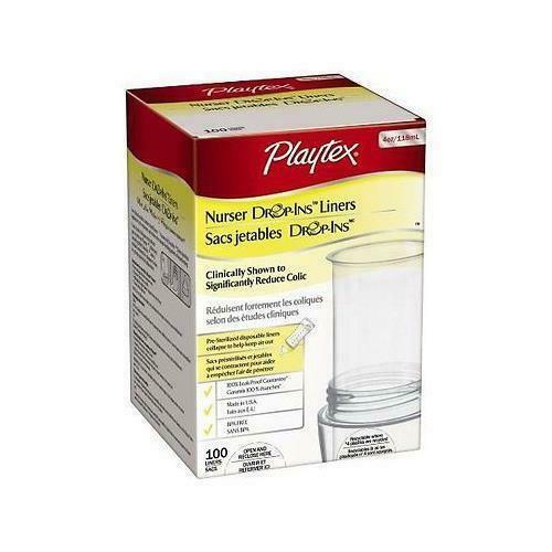 Playtex Drop-Ins Pre-Sterilized Diposable Liners 4 oz 100 Ct. New Free Shipping