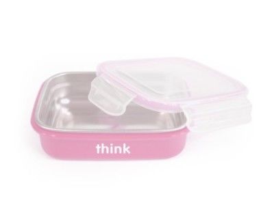 thinkbaby BPA Free Bento Box, Pink-Kitchen & Dining
