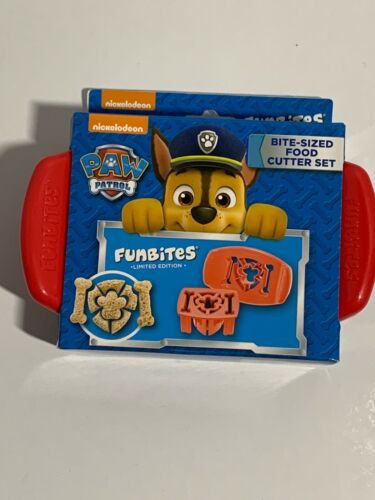 NEW OTHER - Nickelodeon FunBItes Paw Patrol Chase Bite Sized Food Cutter Set