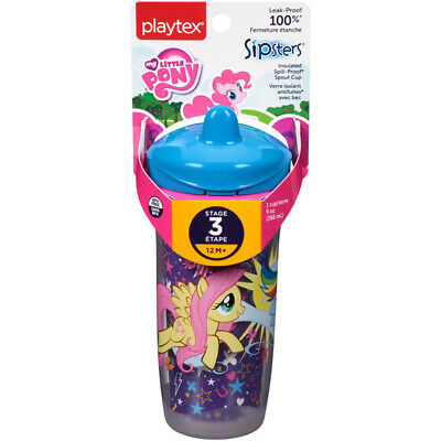 PLAYTEX - Sipsters My Little Pony Spout Sippy Cups - 9 oz. (266 ml)