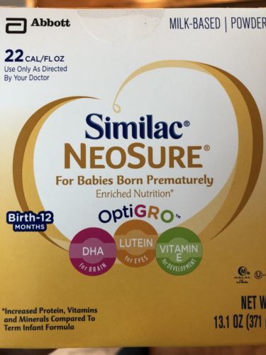 Similac NeoSure Infant Formula with Iron, Powder, 13.1 oz, ( 6 can’s )