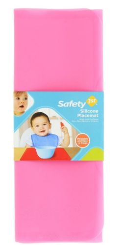 New Safety 1st Silicone Placemat Pink Reusable and Easy to Clean