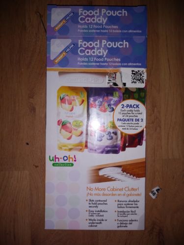 NEW Mommy's Helper Baby Food Pouch Caddy, Set of 2