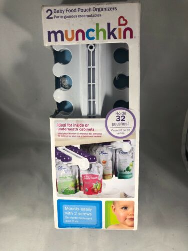 Munchkin Baby Food Pouch Organizers Set of 2 New