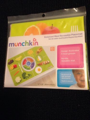 Munchkin Balanced Meal Re-Usable Placemat No-Slip 12