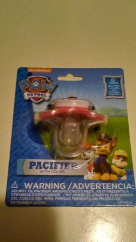 Paw Patrol Pacifier Marshall Brand New In Package 0+ months BPA Free with cover