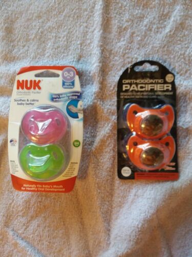 Nuk 0-3 And 0-6 Month Orthodontic Pacifier