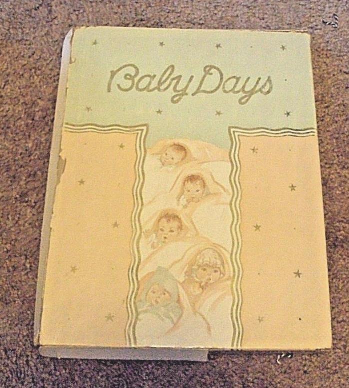 Vintage 1943 Baby Days Album