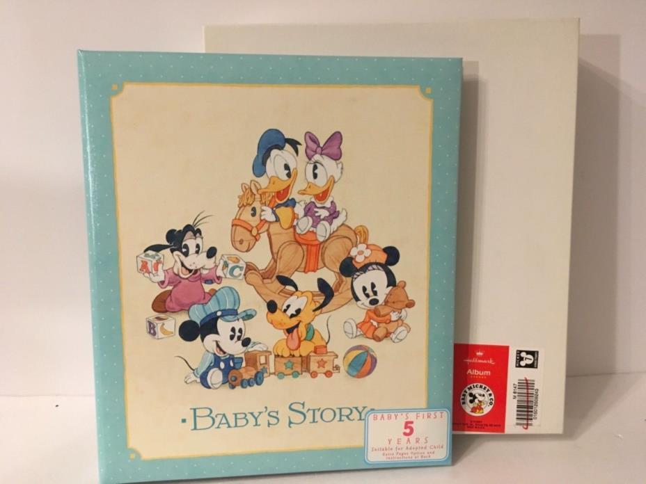 Hallmark Disney Baby Story Photo Album Baby Mickey & Co. NIB First 5 Years