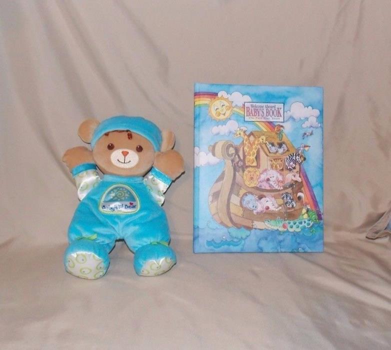 Welcome Aboard Animal Ark First Five Years Memory Book and Teddy Rattle Plush