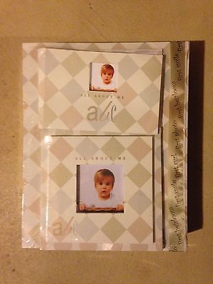 Baby photo album, memory box, and frame