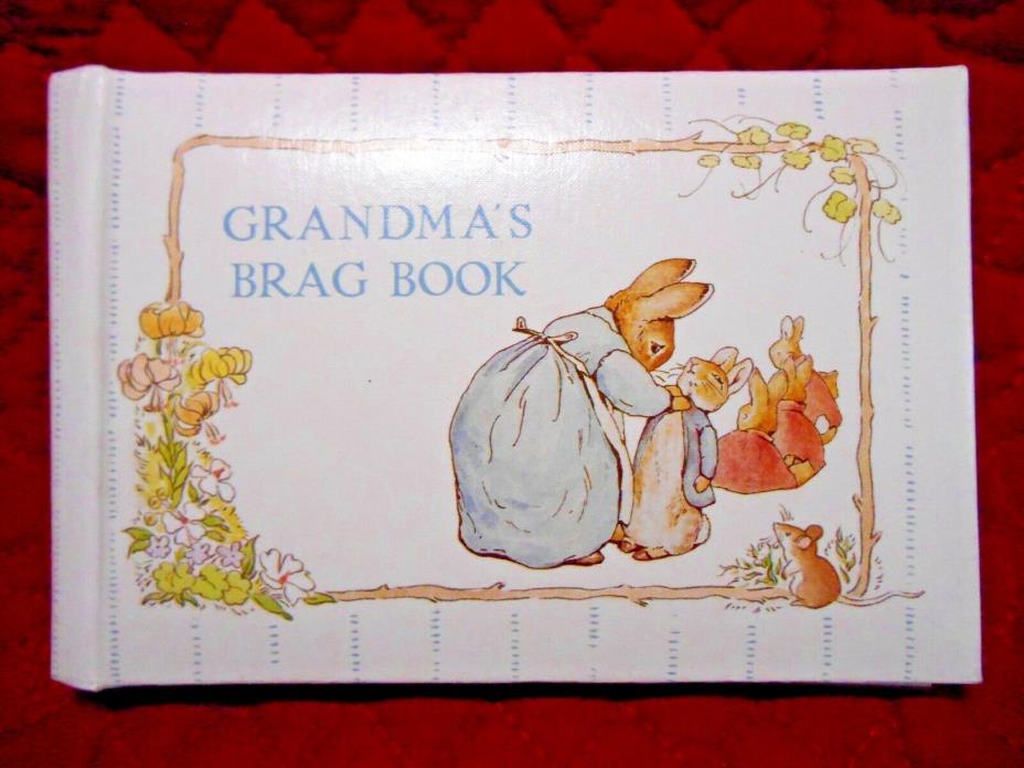 New Vintage Beatrix Potter Grandma's Brag Book Album Peter Rabbit C.R. Gibson
